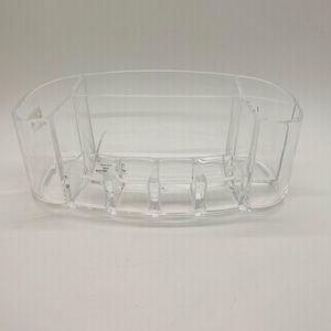 NWT Caboodles Makeup Organizer in acrylic. Beauty necessities. Clear.